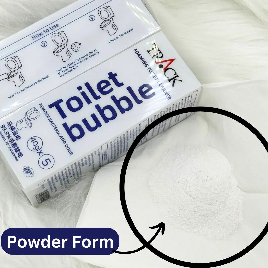 Foaming Toilet Bowl Cleaner (Bundle Set, 5sachet x40g/box)