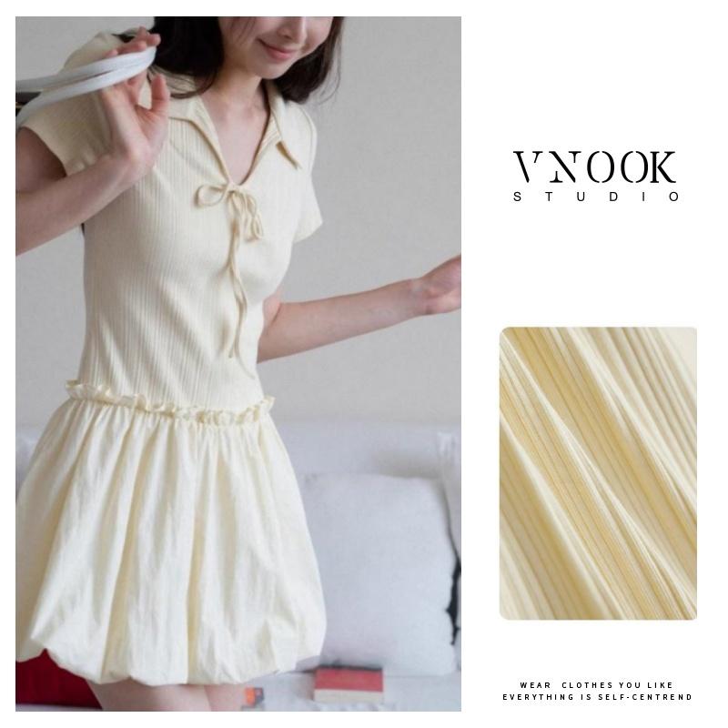 【VNOOK Váy Mới Cho Nữ, Thời Trang Và Thường Ngày, Cổ Chữ V, Váy Ngắn Chữ A, Thích Hợp Cho Mùa Hè Năm 2025