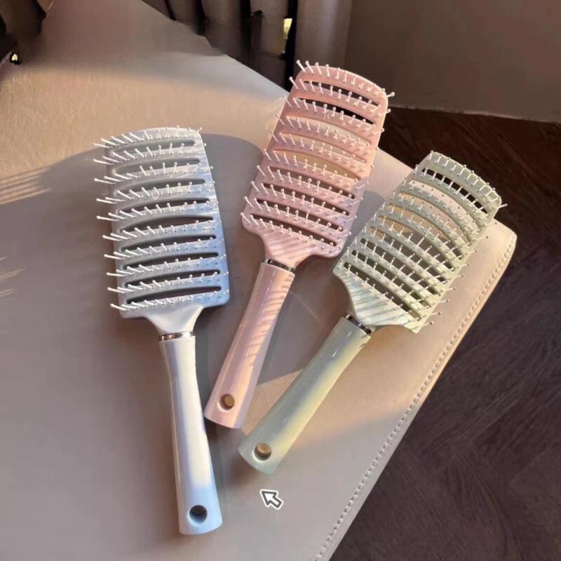 Lược Chải Tóc Massage Da Đầu, Lược Chải Tóc Gỡ Rối Đệm Khí Mát Xa Tạo Kiểu Tóc Xoăn Dài Phồng Chân Tóc