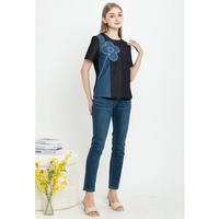 Gambar *Ready Stok* SISTER'S - Atasan Denim 7562 (CAP) - Biru Muda, 3L dari Sisters Fashion Group Kota Administrasi Jakarta Utara 3 Tokopedia