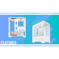 Gambar CASING CUBE GAMING YASH - Mid Tower mATX Case Tempered Glass dari Techno Computer Bali Kota Denpasar 5 Tokopedia