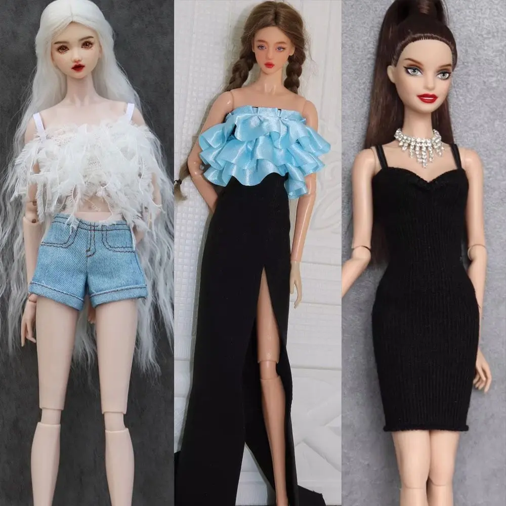High Quality Fashion Doll Party Clothes Elegant Casual Wears Plush Coat 10 Styles Dolls DIY Accessories 11.5" Doll/1/6 BJD Dolls