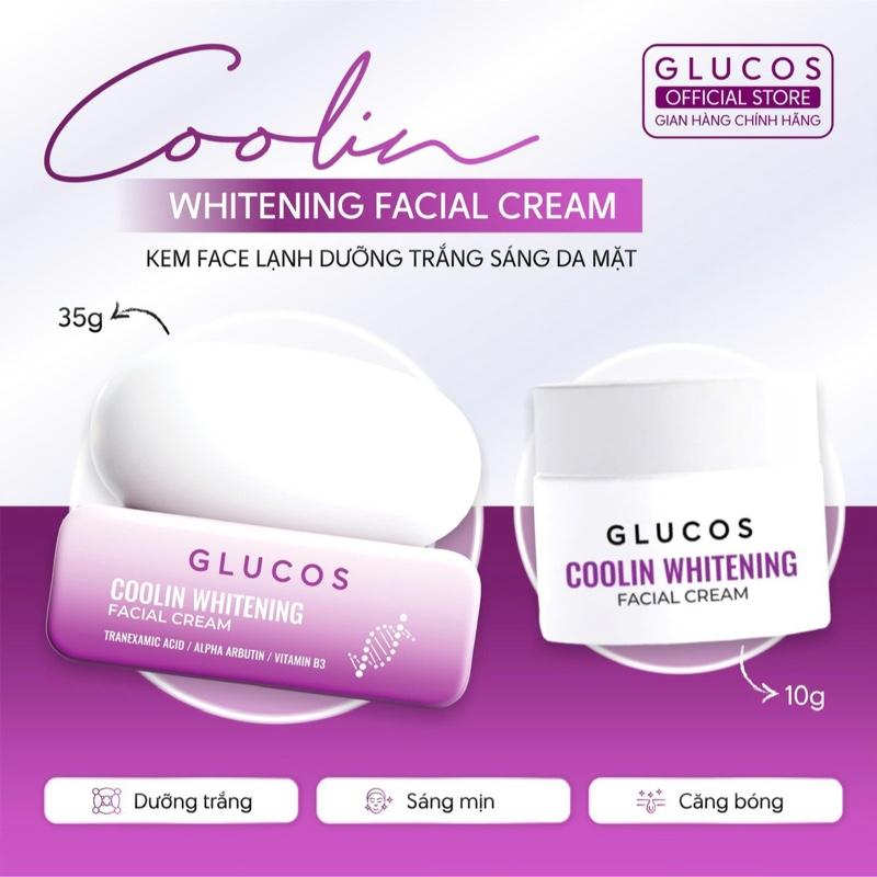 KEM FACE LẠNH ARBUTIN - KEM DƯỠNG TRẮNG DA MẶT TONE UP DƯỠNG ẨM CĂNG BÓNG DA COOLIN WHITENING FACIAL CREAM