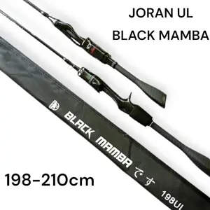 JORAN BAITCASTING | SPINNING ULTRALIGHT MERK SWAN BLACK MAMBA SERIES  Pancing