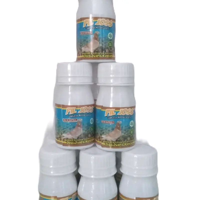 Pil joss 88   merupakan obat herbal untuk merpati supaya sehat dan menambah stamina 6