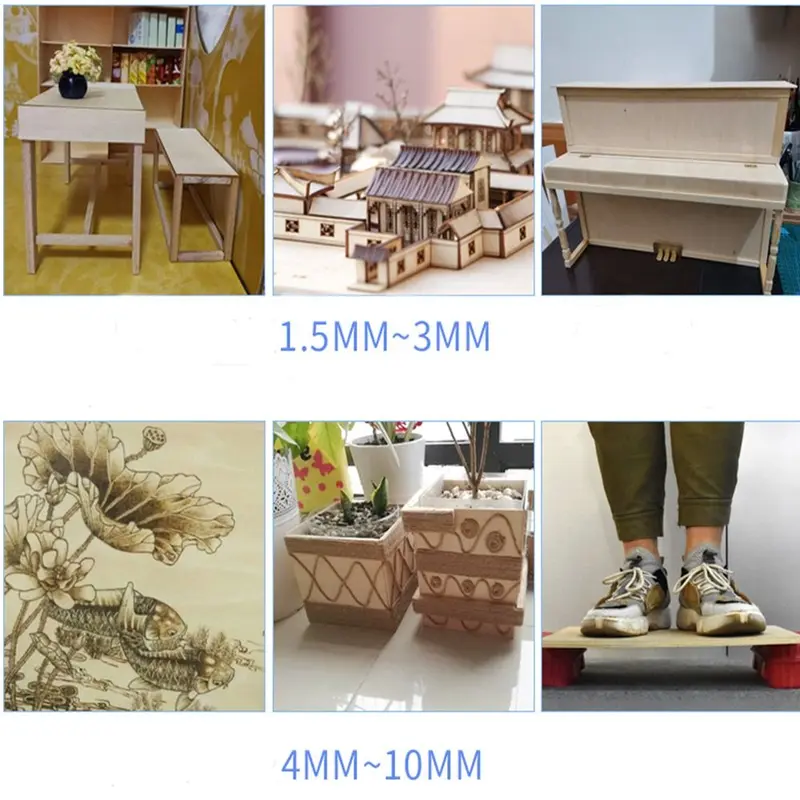 Đồ Dùng Vật Liệu Làm Mô Hình Tấm Chạm Khắc Bảng Gỗ Vật Liệu Mô Hình Cho Trẻ Em Nhà Gỗ Tự Làm Tấm Ván Ép Mô Hình Gỗ Tấm Lớp Mô Hình Hàng Không Tấm Ván Ép Gỗ Hình Chữ Nhật Bảng Ván Ép Gỗ Gỗ Ván Ép Gỗ Basswood Diy 4