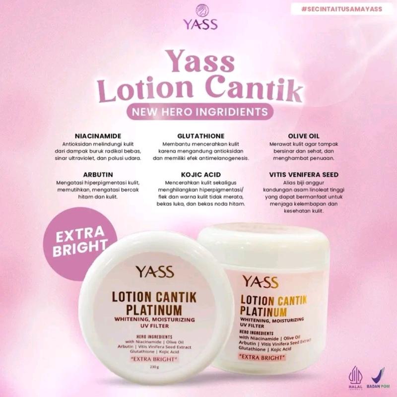 YASS BODY LOTION KEMASAN BARU 1