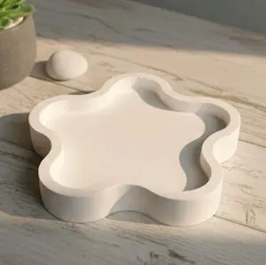 coaster bunga dekorasi aesthetic minimalis/ dekorasi tiktok affiliate/ dekorasi meja/meja rias/tiktok affiliate/ props dekorasi rumah aesthetic/hiasan pajanan minimalis putih/ properti fotografi souvenir/dekorasi foto/props foto video konten/estetik