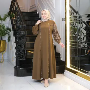 Gwenza - Nariza Dress Motif Dewasa - Muslim Wanita (PO)