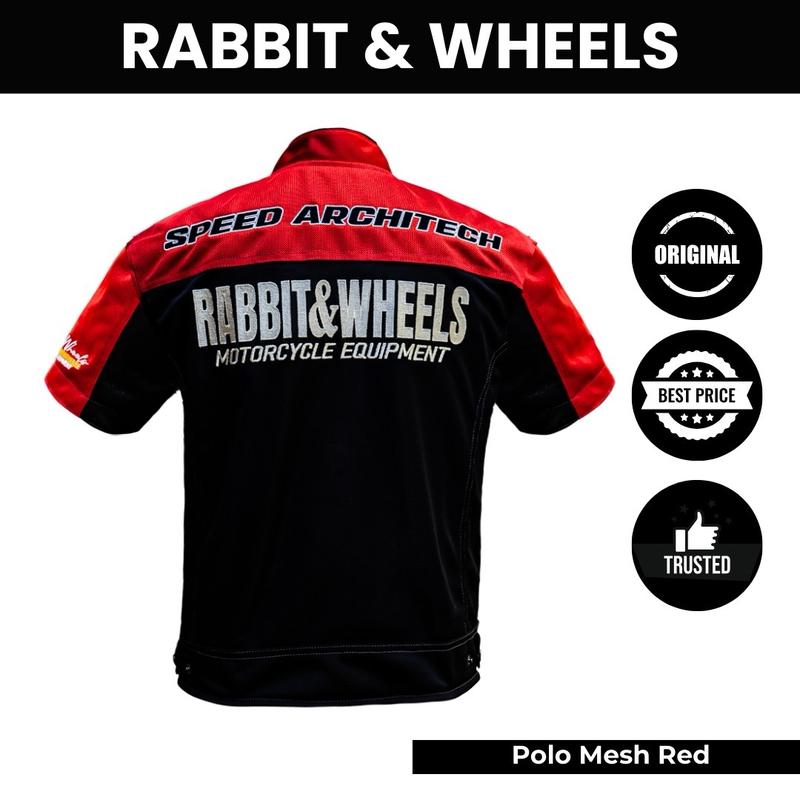Jaket Motor Polo Mesh Red Rabbit & Wheels 2