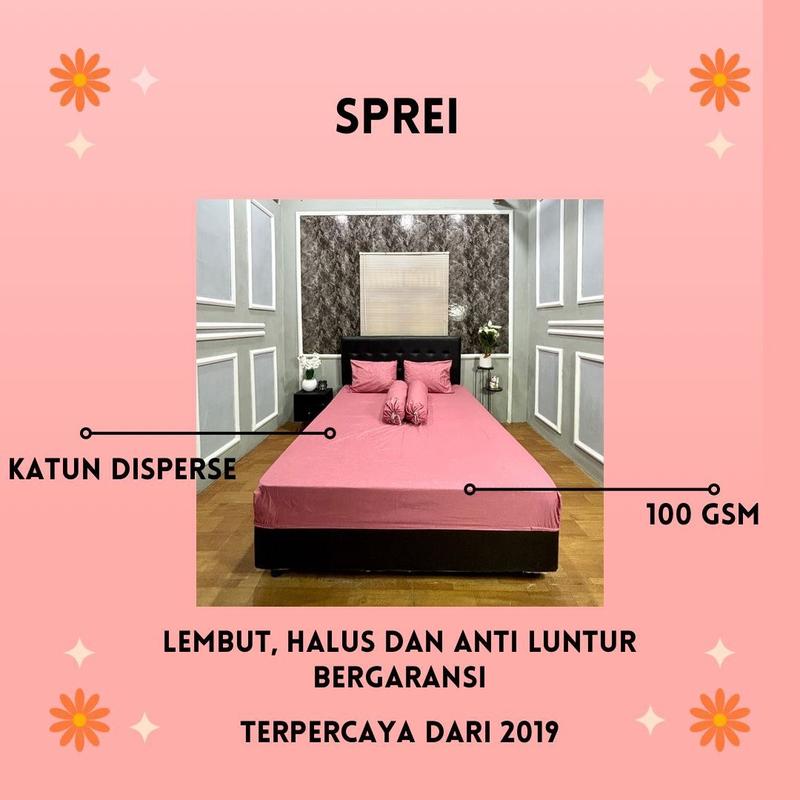 SPREI EMBOS POLOS TINGGI 30 UKURAN 160 || 180 || 200 1