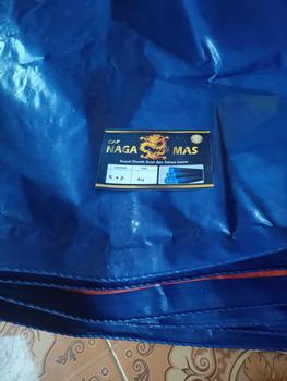 Product Review of Terpal Plastik A12 Korea ukuran 5x7 Meter Waterproof Sudah Ada Lobang Mata Ayam Dan Tali from m**g 0