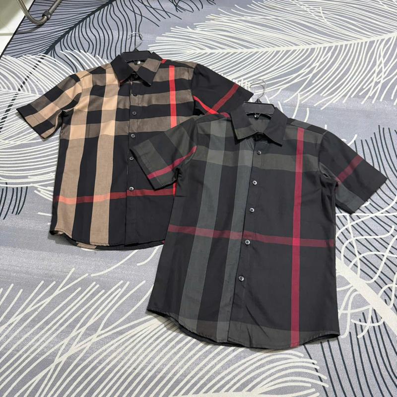 Áo sơ mi nam ngắn tay vải cotton caro dày dặn bản ô lớn đen loang boy phố form chuẩn Menswear Shirt Có Cổ Trắng ❣cd40 white❣ sang trọng