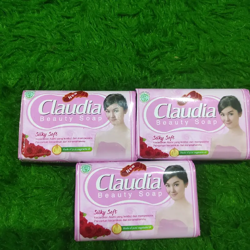 Sabun batang Claudia 60gr sabun kecantikan Soap Mencerahkan Mandi Tubuh Pencerah 1
