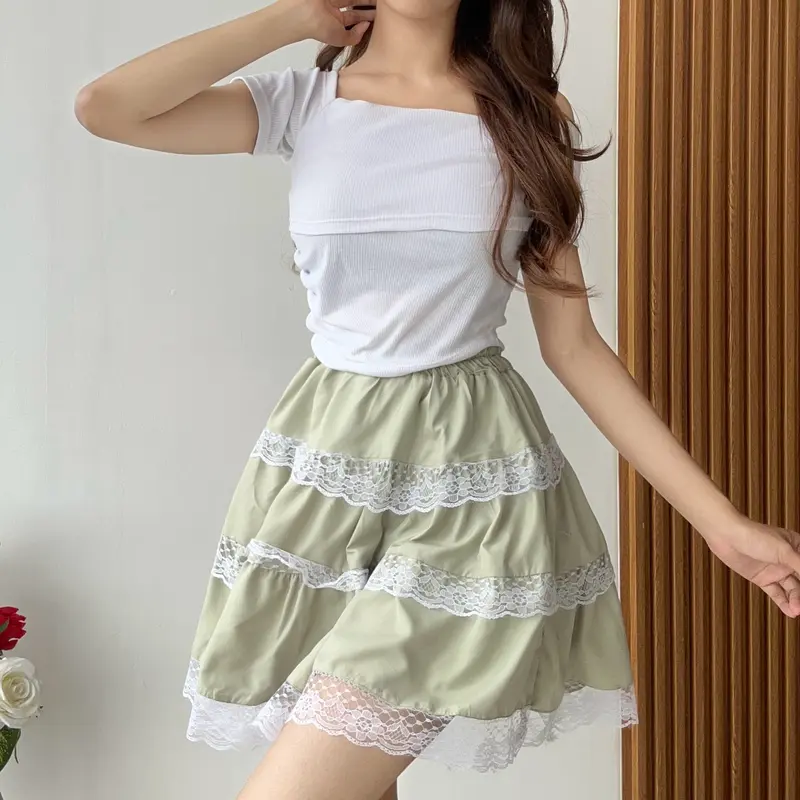 VAV - MINNIE SKORT RENDA / ROK MINI RENDA WANITA -PN 2