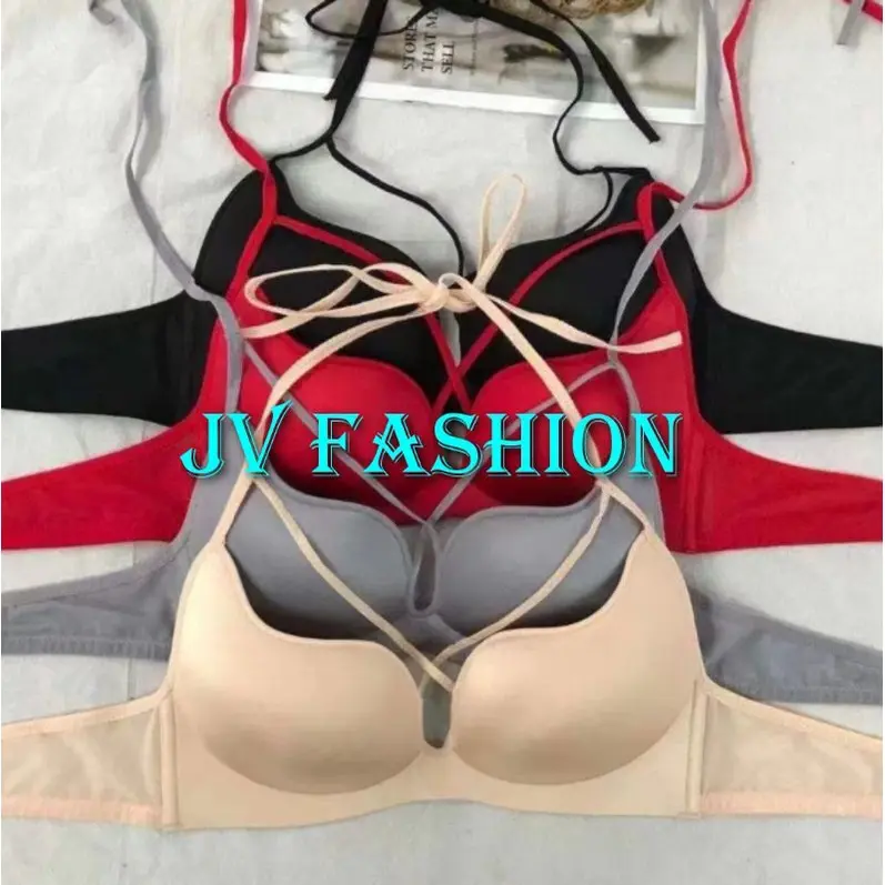 BRA IMPORT KEKINIAN  CUP B  tali diikat dibelakang leher 0