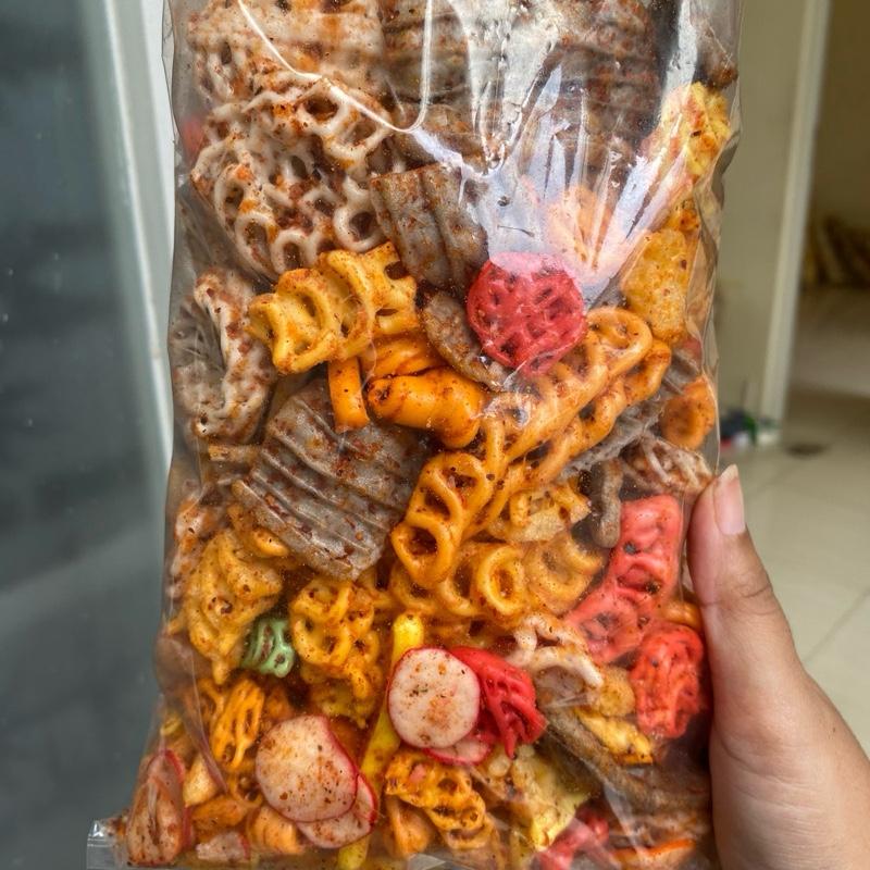 Seblak mix kering cikruh MPJ gurih cemilan Food Pedas Jajanan Snack Makanan 500 gram 3