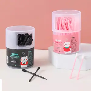 Kapas Ujung Ganda/Kapas Sendok Telinga/Kapas Pembersih Kotoran Telinga Ujung Ganda/Kapas Penyeka Telinga Sekali Pakai