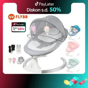 FLYBB Ayunan Bayi Otomatis Elektrik Baby Swings kursi bergoyang