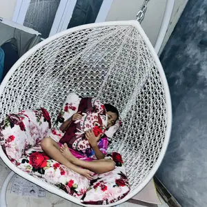 Pear Standar Ayunan Gantung Rotan Sintetis Premium Aozora
