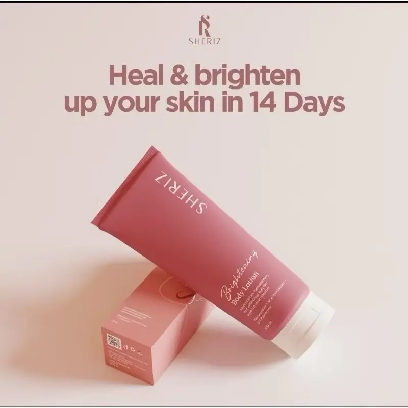 SHERIZ Brightening Body Lotion Melembabkan dan Menyehatkan Kulit  BRIGHTENING BODY LOTION 100ML 1