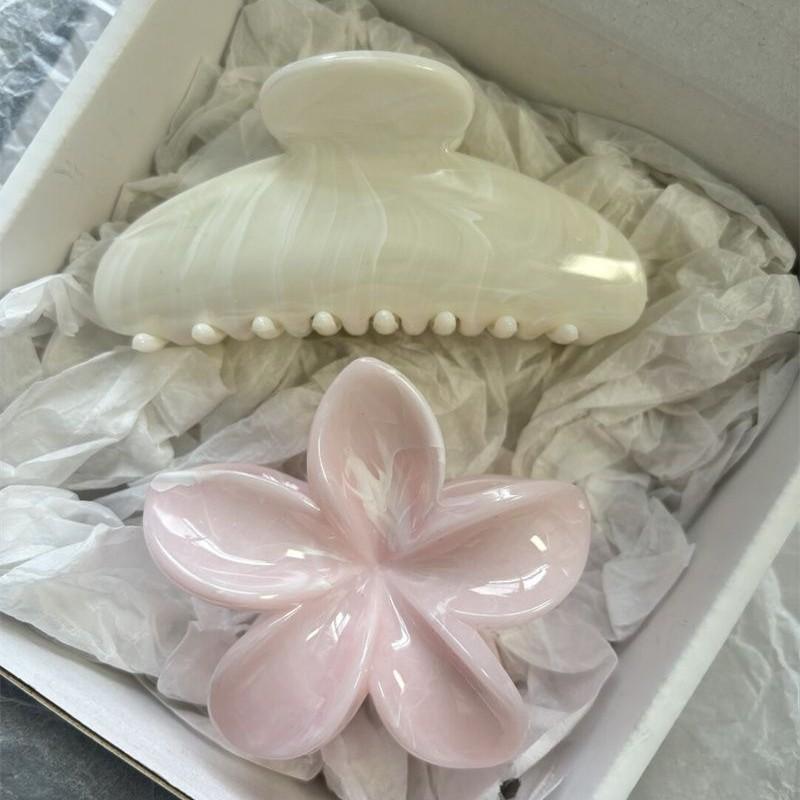 Kẹp tóc hoa sứ Gradient Plumeria Hoa Kẹp Tóc Kẹp Tóc Kẹp Barrettes