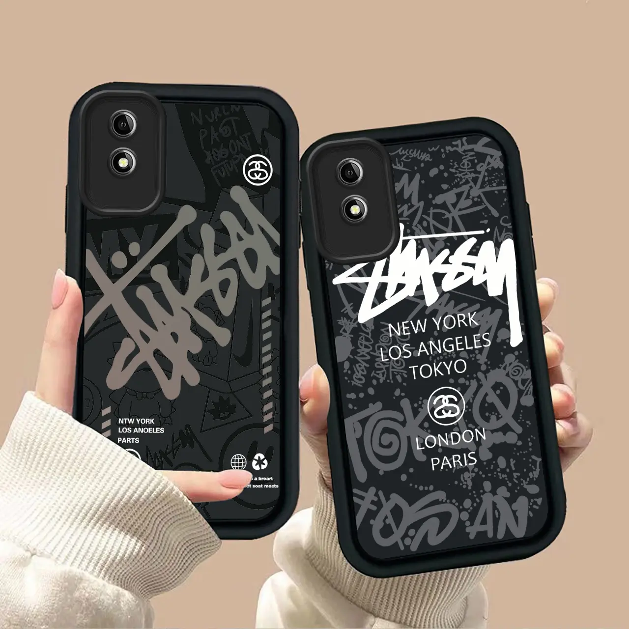 Casing For Vivo Y02 Vivo Y02A Vivo Y02T phone cover painted Silicone Camera Lens Protection Phone Case Soft Cover