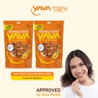 Gambar YAVA Twin Pack Granola Bites Coconut Banana (2 x 125g) dari YAVA Bali Kota Administrasi Jakarta Timur 2 Tokopedia