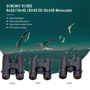 Teropong Binocular ED Lens BAK4 Multi Coated Waterproof Hitam SV202 SVBONY