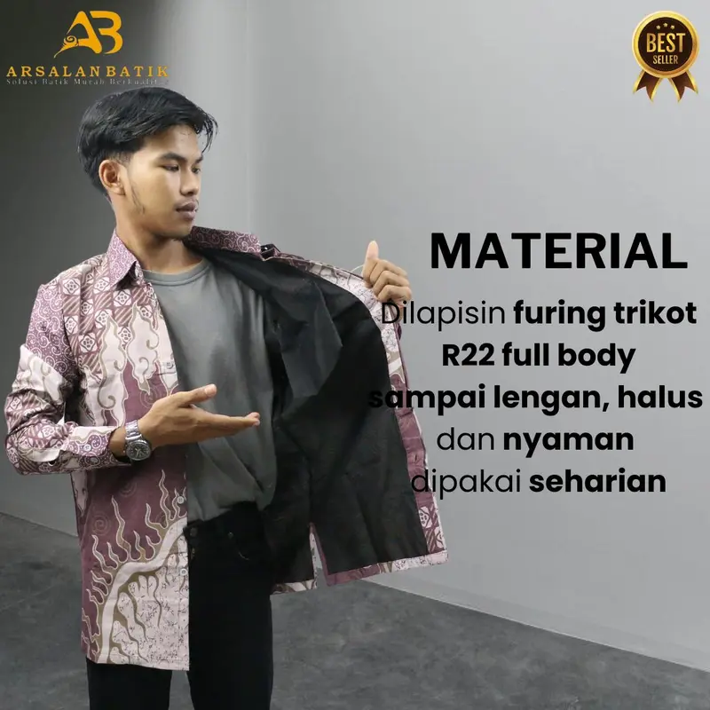 Blazer Batik Katun Premium 7