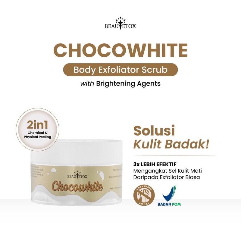 BPOM- Scrub beautetox/ Whitemilky Jasmine scrub/ Chocowhite Body Scrub/Whitemilky Brightening Scrub 6