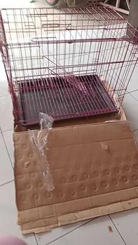 Product Review of KANDANG KUCING TINGKAT 2 SIZE L UKURAN 60X40 KOKOH DAN TEBAL from s**i 0