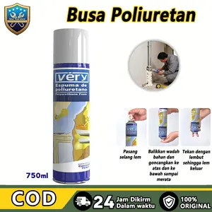 Vira Lem SBJ 750ml Busa PU Sealant Polyurethane Perekat Serbaguna untuk Waterproofing & Isolasi Cocok untuk Konstruksi dan Proyek DIY