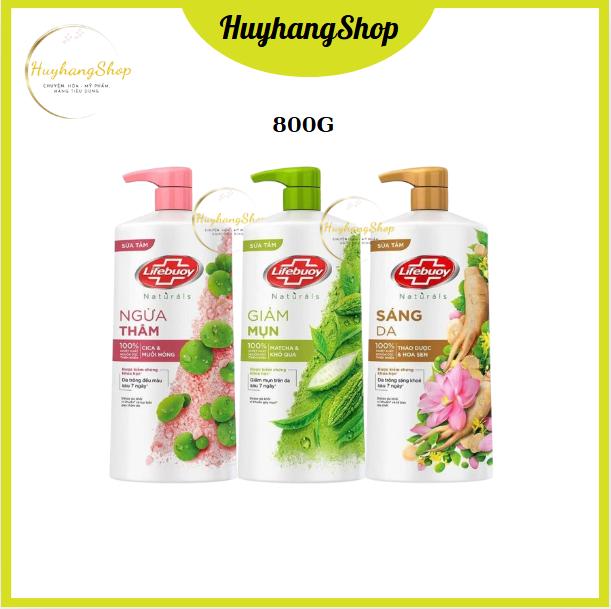 Sữa Tắm LifeBuoy Matcha Khổ Qua, Thảo Dược & Hoa Sen 800g sạch | Huyhangshop