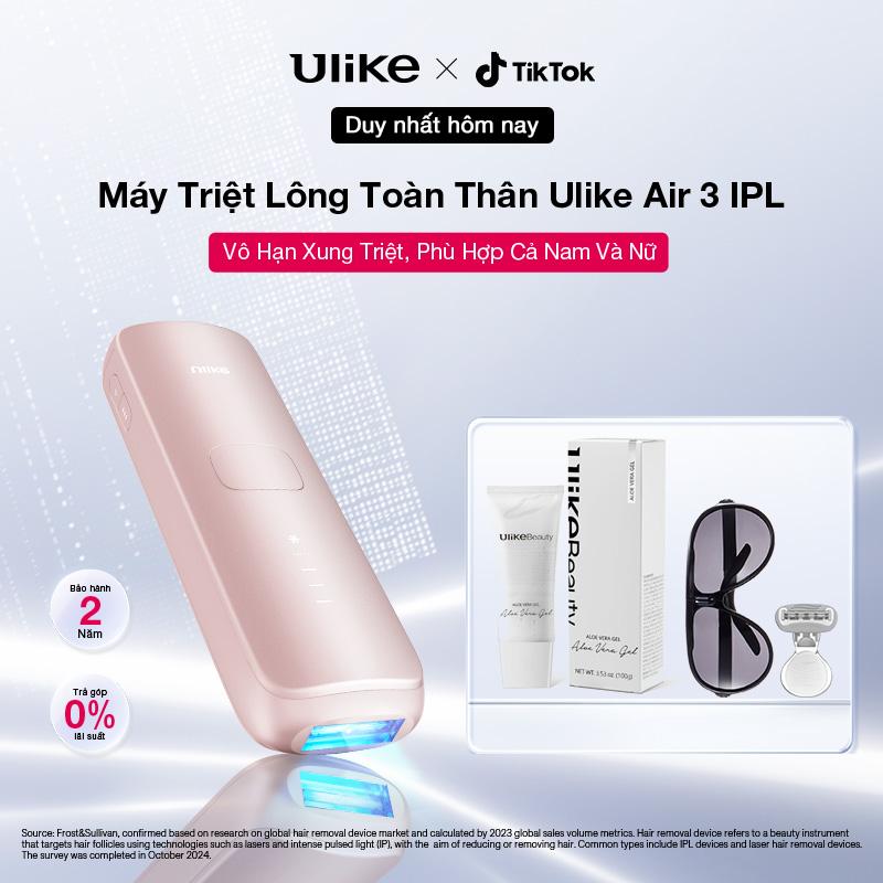 [Store Live Link]Ulike máy triệt lông làm lạnh Ulike Sapphire Air 3 công nghệ Cooling IPL dành cho nữ và nam