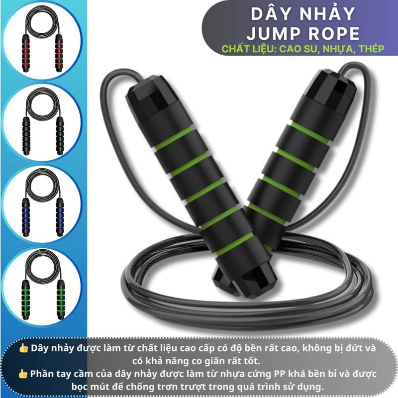 Dây Nhảy PVC Cao Cấp 6mm Boxing - Dây Nhảy Thể Lực - Dây nhảy tốc độ- Dây nhảy…