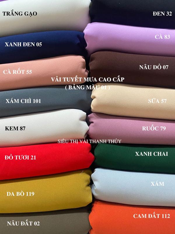 VẢI TUYẾT MƯA NHẬT NAM - MAY VEST ĐẦM - DÒNG VẢI CÔNG SỞ CAO CẤP