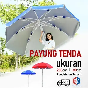 Payung Tenda 200x180cm - Payung Tenda Kiosk untuk Cafe, Pantai, Bazar, Taman - Anti Angin & Tahan Lama