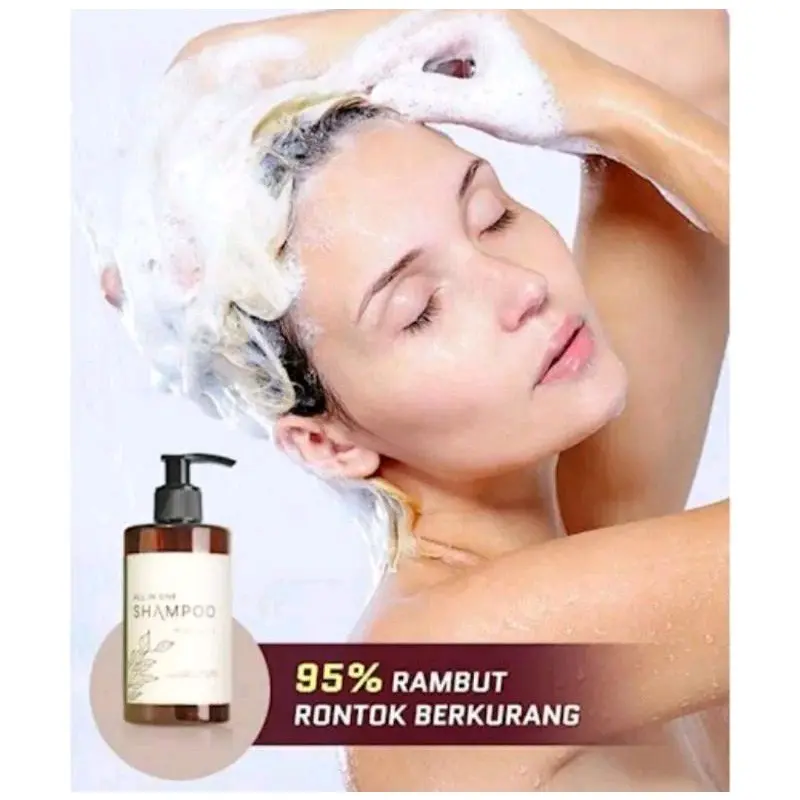 Shampo Jevarine All In One Anti Rontok Penyubur Penghitam Rambut Perawatan Ketombe Haircare - Sampo, Pencerah, Shampoo, Conditioner, Pemanjang 1