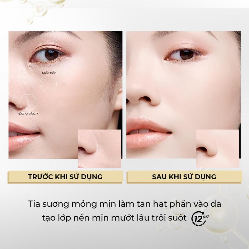 [SIZE NHỎ] PRAMY Xịt Khoá Nền Cố Định Lớp Trang Điểm Dịu Nhẹ Dưỡng Ẩm Không Bết Dính 30ml 6