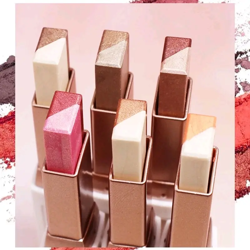 Eyeshadow DoubleGlow Original Double Color Eye Shadow Double Color Eyeshadow Eyeshadow Stick Gradient Ombre Color Lasting 3