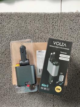 Product Review of Volza Retractable Charger (4in1) Kabel Fast Charging Cable Adaptor Aluminium Panjang iphone from F**a 0
