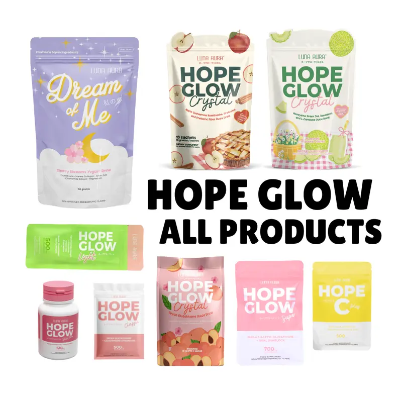 luna aura glutathione DREAM OF ME BEAUTY SLEEP DRINK by HOPE GLOW Collagen Magnesium Chamomile Probiotic Health and Beauty Food Supplements Hydration Complex Days Supply:30 Day Supply Intranasal delivery of imaging