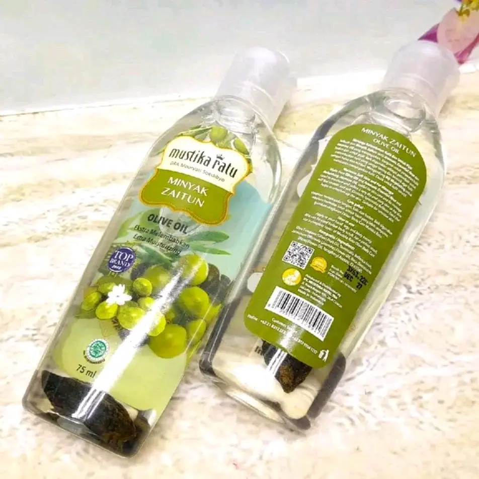 Minyak Zaitun Mustika Ratu 75 ml - Melembabkan Kulit Kering dan Bersisik - Vitamin