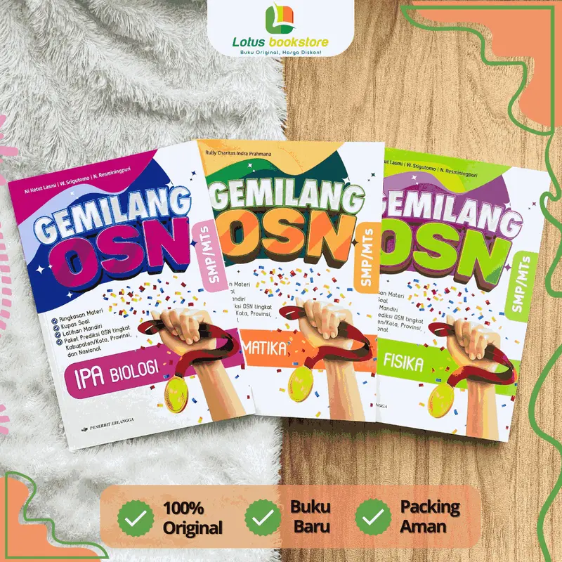 Gemilang OSN SMP/MTS - Kurikulum Merdeka - Buku Erlangga Original 0