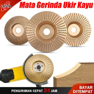 CASTA Mata Gerinda Serut Ukir Kayu Rata Cembung Carving Saw Wood Gerinda Amplas Kayu