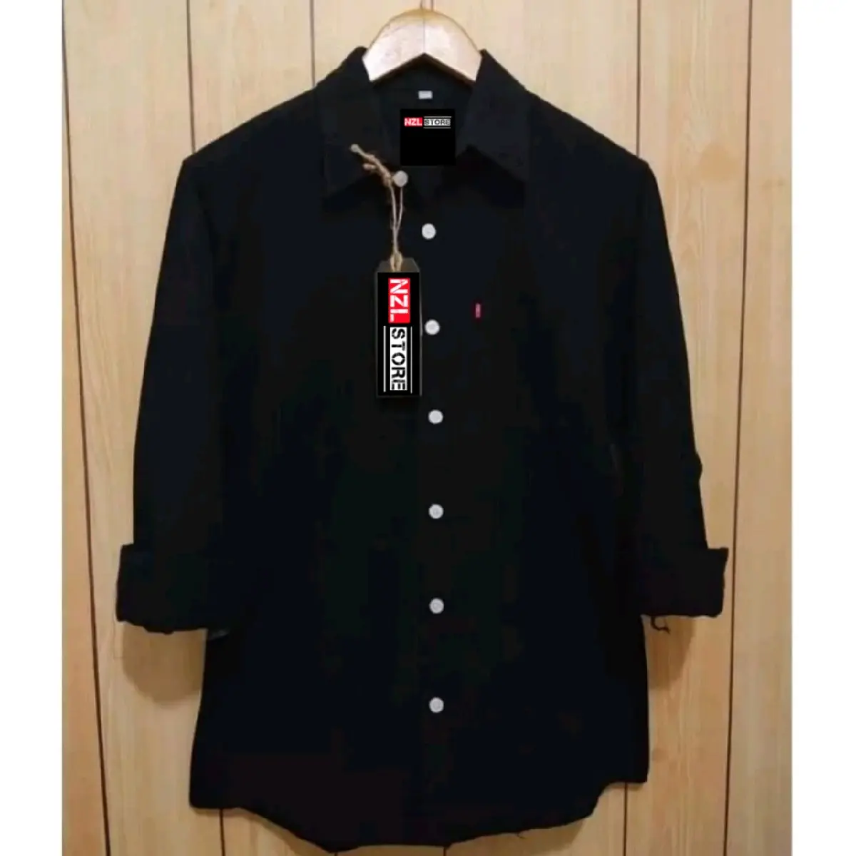 Kemeja pria / Kemeja Pria Lengan Panjang Kasual Polos Slim fit