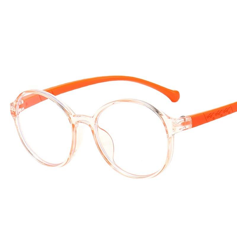 Product Introduction of Kids Eyeglasses Anti Radiation Fashion Round Frames Anti Blue Light Lens Replaceable Lightweight Glasses Unisex 4