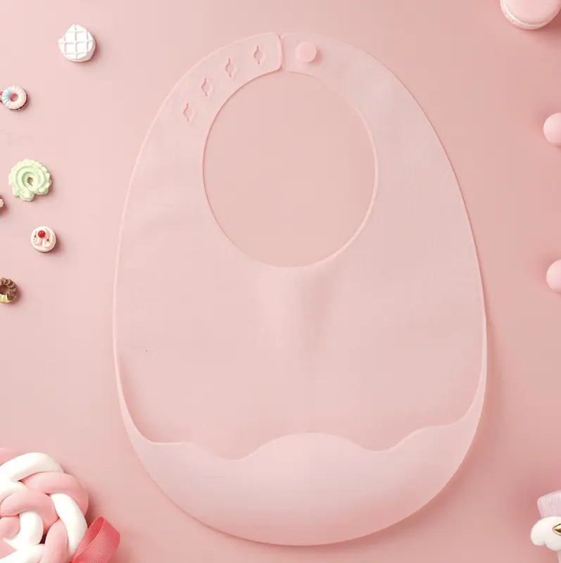 Silicone Light Bib Celemek Silikon Bayi Slabber Bayi MPASI Bib Silicon Baby / Premium Baby Silicone 5