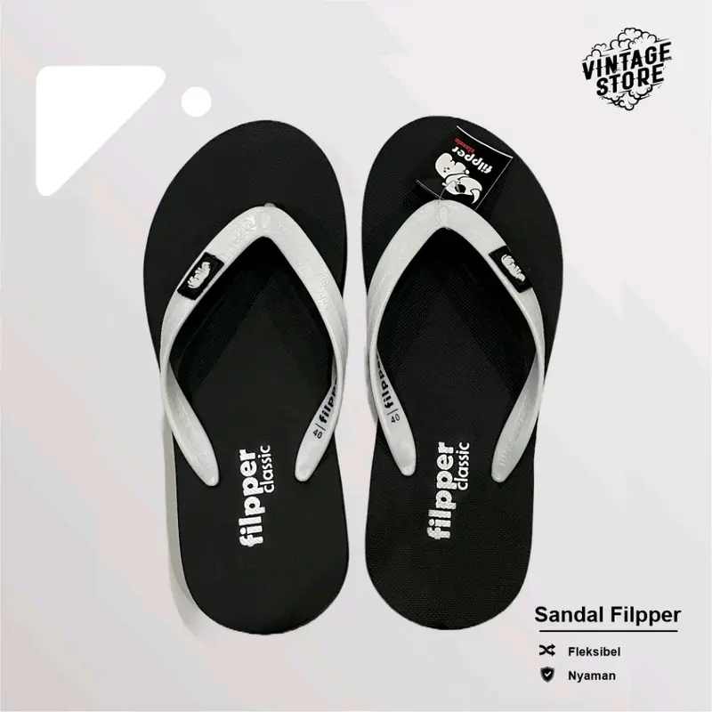 SANDAL JAPIT JEPIT FILPPER PREMIUM PUTIH HITAM PRIA WANITA SANDAL JEPIT JAPIT 1